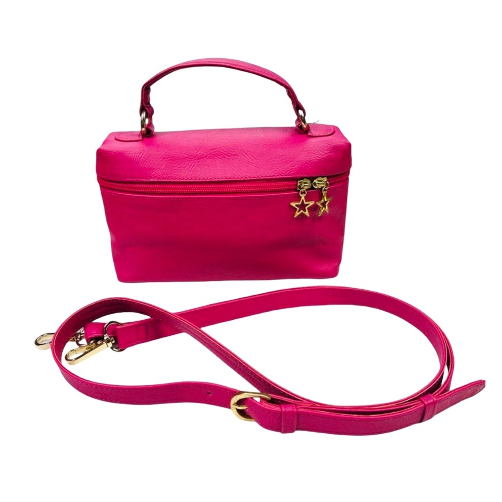 Area Stars Mini Faux Leather Handbag - 5”H x 8”W x 3”D